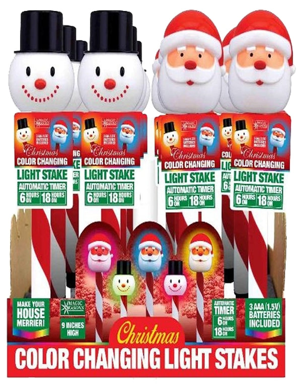 shawshank ledz Magic Seasons 9 in. Pathway Decor Light Stake - Total Qty: 1212 70299