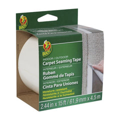 Duck 2.44 in. W x 15 ft. L Polyester Indoor and Outdoor Carpet Tape 286519