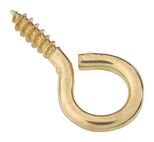 National Hardware N119-289 V2015 Screw Eyes - Solid Brass in Solid Brass, 4 pack