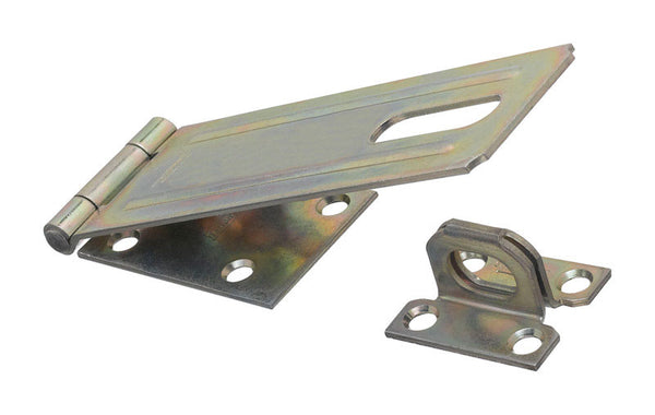 National Hardware N102-459 6in Steel Safety Hasp Latch, Zinc Plated