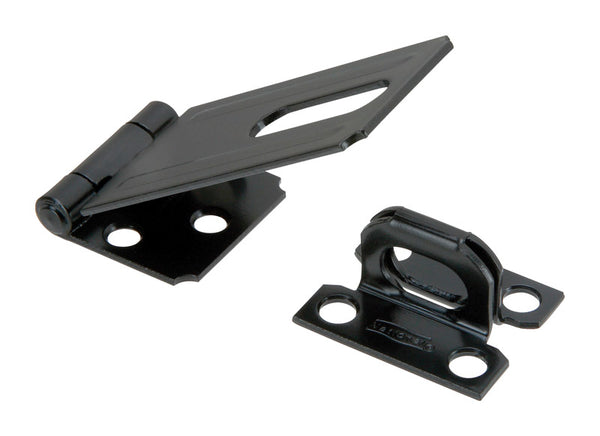 National Hardware N305-953 V30 Safety Hasp in Black,3-1/4"