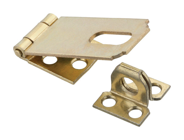 National Hardware Safety Hasp Brass 2-1/2 N102-178