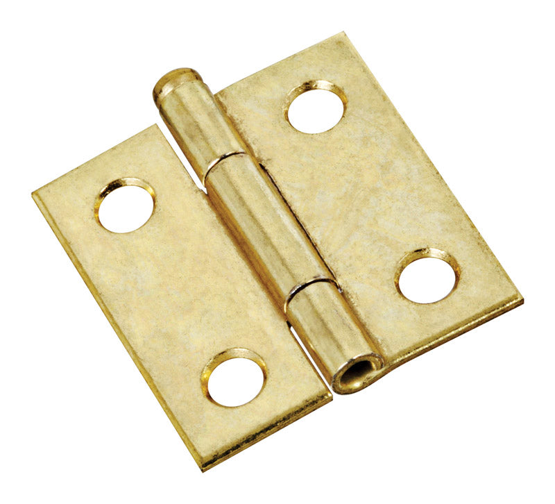 National Hardware N141-754 V508 Removable Pin Hinges in Brass, 2 pack