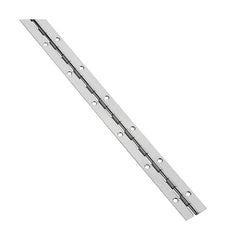 National Hardware N148-379 V570 Continuous Hinge in Nickel,1-1/16" x 48"