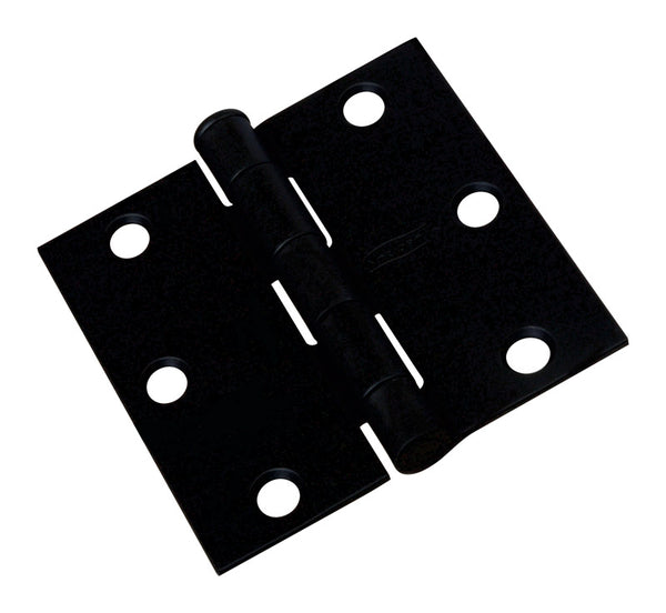 National Hardware N241-182 V512 Door Hinge in Black,3 Inch