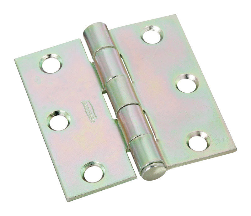 National Hardware N195-644 V504 Removable Pin Broad Hinges in Zinc plated, 2 pack