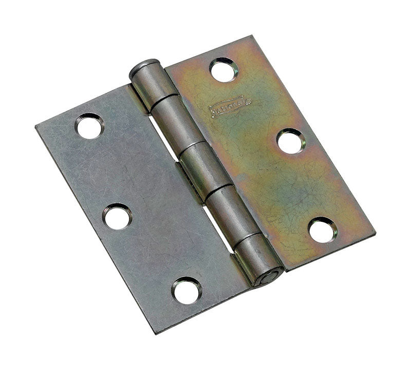 National Hardware N195-651 V504 Removable Pin Broad Hinges in Zinc plated, 2 pack