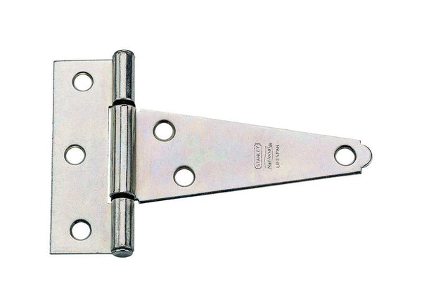 National Hardware B286 4" Zinc Plated Extra Heavy T Hinge N129-023