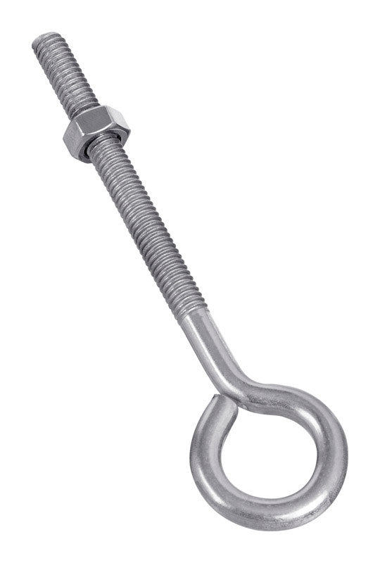 National Hardware N221-663 2161BC Eye Bolt in Stainless Steel,3/8" x 6"