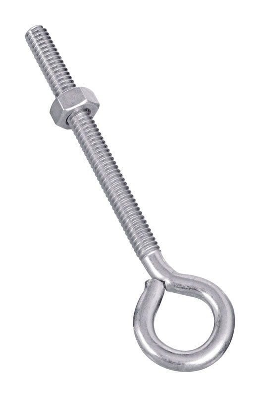 National Hardware 2160BC 1/4" x 4" Eye Bolt in Zinc N221-127
