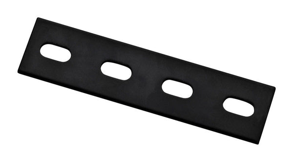 National Hardware Mending Plate,6x1.5x1/8" Blk N351-455
