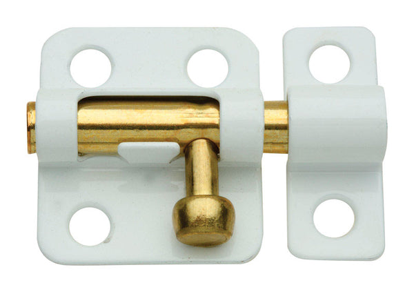 National Hardware N248-492 V833 Window Bolt in White,2 Inch