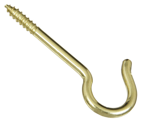 National Hardware N192-286 V2041 Ceiling Hooks - Solid Brass in Solid Brass, 3 pack