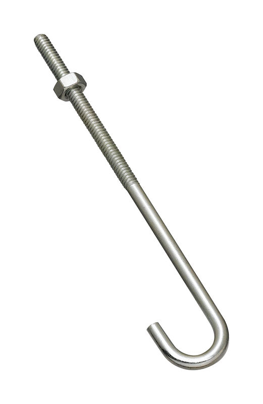 National Hardware N232-900 2195BC J Bolt in Zinc plated,1/4" x 6"