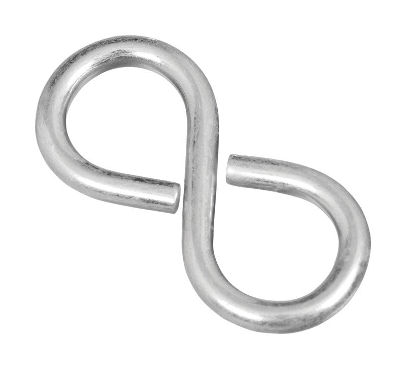 National Hardware N121-319 V2072 Closed S Hooks in Zinc plated, 4 pack, #810, 1-5/8"