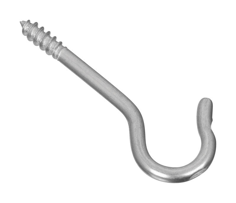 National Hardware N120-659 V2040 Ceiling Hooks in Zinc plated, 8 pack,#12, 1-11/16"