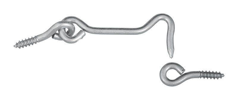 National Hardware N117-952 V2000 Hooks & Eyes in Zinc plated, 2 pack,2-1/2 Inch