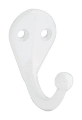National Hardware N248-377 V162 Clothes Hooks in White, 2 pack