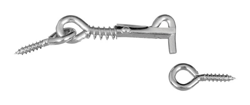 National Hardware N170-738 V2002 Safety Hooks and Eyes in Zinc plated