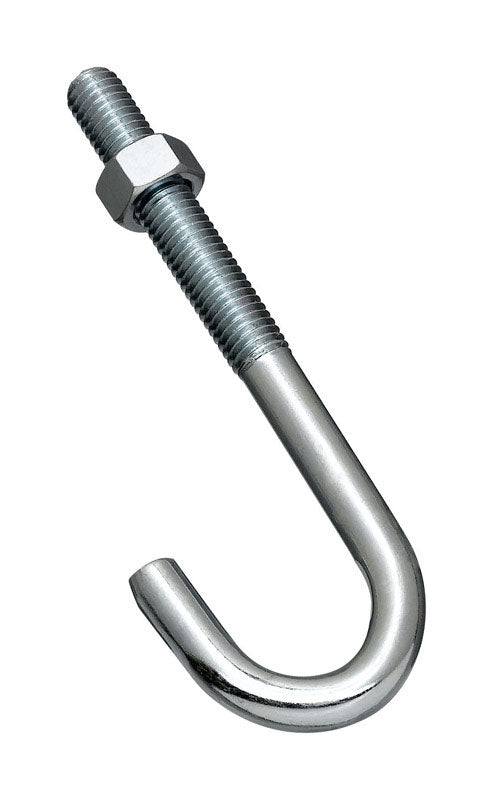 National Hardware N232-975 2195BC J Bolt in Zinc plated,1/2" x 6"