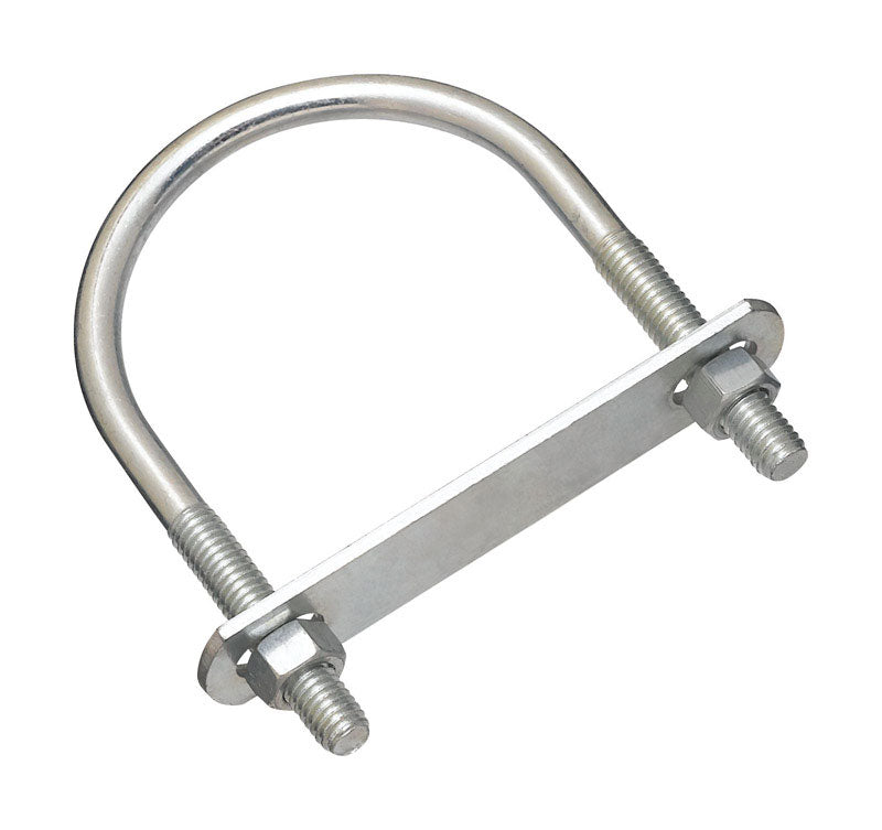 National Hardware N222-217 U Bolt, 652, 652-3/8"x3 x4-1/2, Zinc Plated