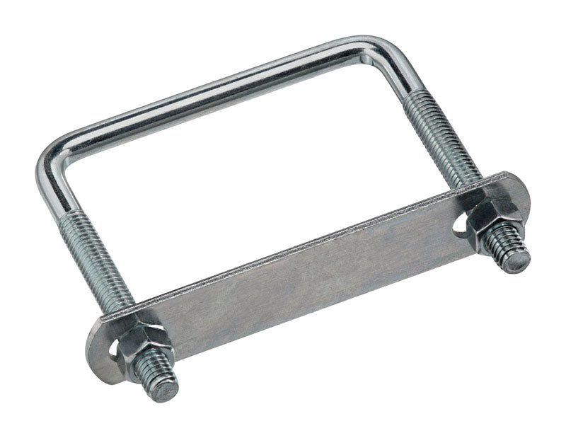 National Hardware N244-996 2192BC Lumber Size Square U Bolt in Zinc plated,3/8" x 3-5/8" x 4"