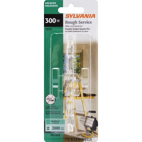 Sylvania Osram 58920 300-Watt 120-Volt Tungsten Halogen Double-Ended T3 Quartz Lamp with Clear Finish