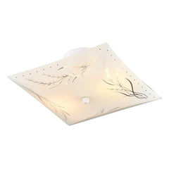 Boston Harbor 5724836 Dimmable Ceiling Light Fixture, (2) 60/13 W Medium A19/CFL Lamp, White F98WH02-1266-3L