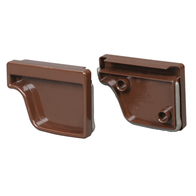 Euramax M1611 End Cap Set, Vinyl, For: 5 in K Style Gutter