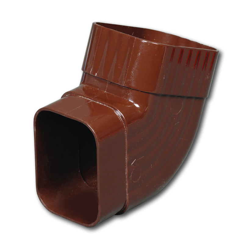 Amerimax Home Products Gutter Elbow VNYL BRWN B