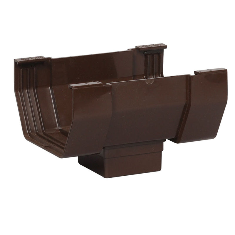 Amerimax T1506 Gutter Drop Outlet, Vinyl, Brown