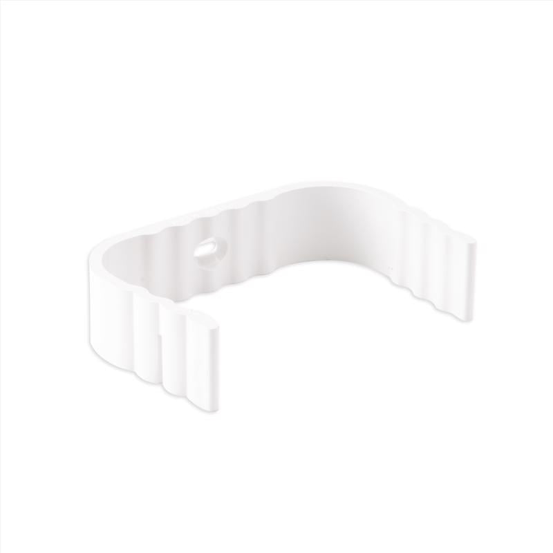 Amerimax Euramax Canada M0634-30 Downspout Clip, Traditional, Vinyl, White, 2 x 3-in. - Quantity 30