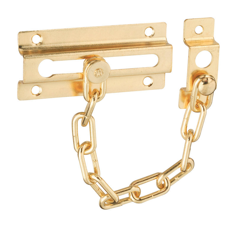 National Hardware N183-590 V807 Door Chain in Brass,1/2" x 6"