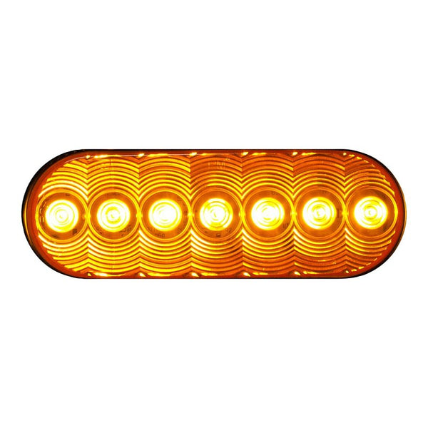 Pm PETERSON MFG Peterson Manufacturing V821KA-7 LED Groom Mount (Fp/T, Oval, 7 Diode,Pl3 Housing (6.5X2.25), 1 Pack
