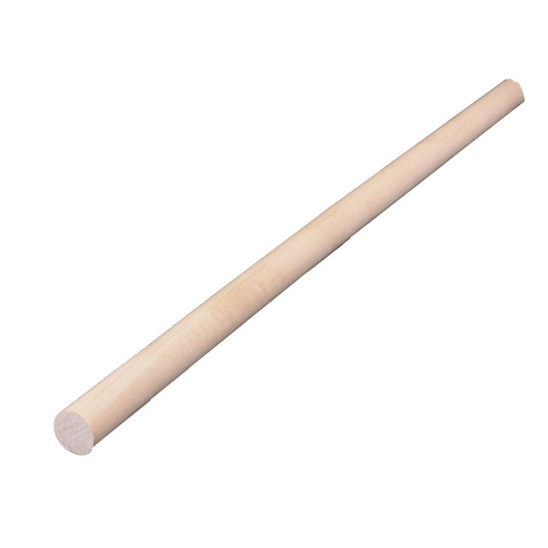 Alexandria Moulding Round Ramin Hardwood Dowel 5/8 in. Dia. x 36 in. L Gray