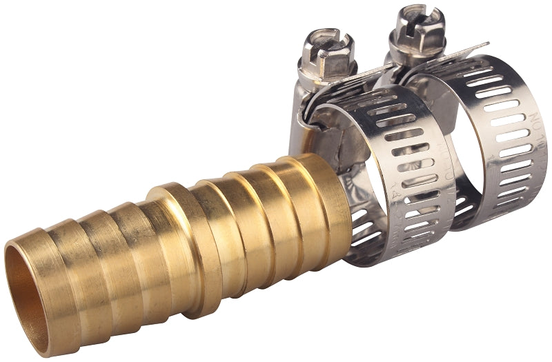 Hose Menders, Solid Brass, with Clamps
