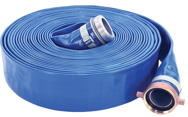 Abbott Rubber, 1147-2000-50-FN, water discharge hose, Blue