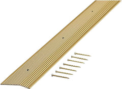 M-D Building Products 36 in. L Prefinished Satin Brass Aluminum Carpet Trim 79244 (6-Pack)