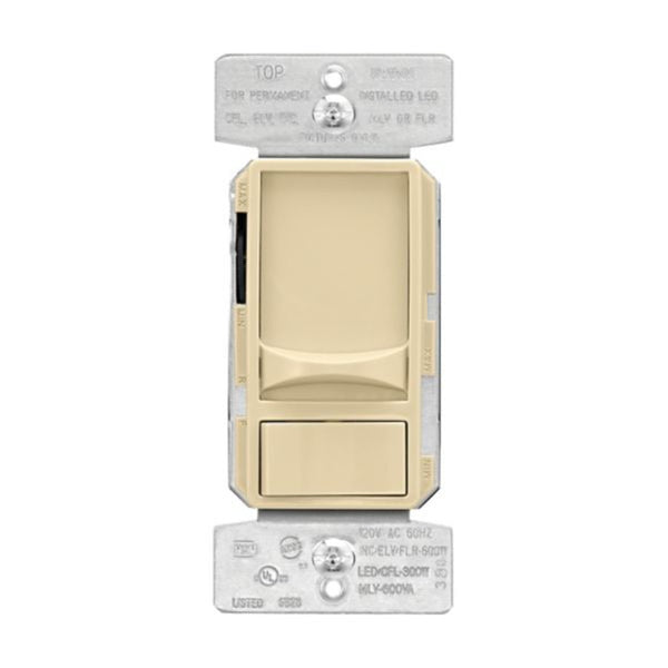 Eaton Wiring Devices SUL06P-V-KB-L - Univer All Load Slide Dimmer, V - 1EA