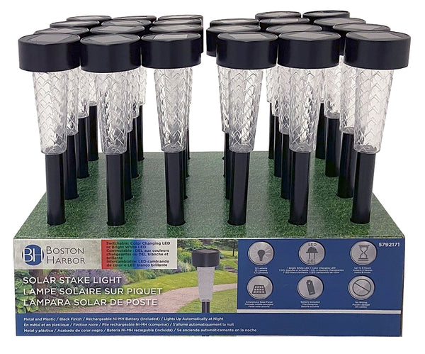 Boston Harbor 24128 Solar Stake Light 24187
