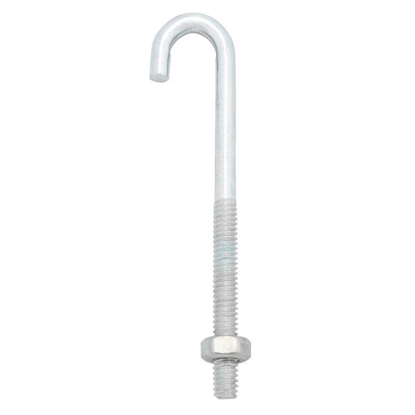 Ace+ Hampton Small Zinc-Plated Silver Zinc 0.6875 in. L J-Bolt 125 lb. 10 pk 02-3459-856
