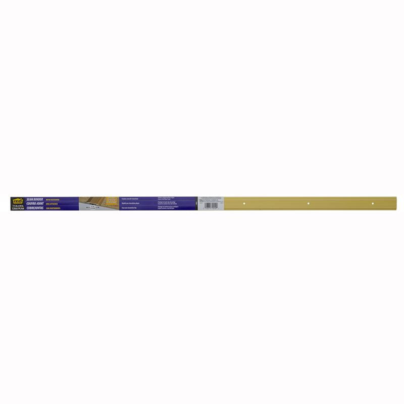 M-D Building Products 36 in. L Prefinished Brass Aluminum Seam Binder