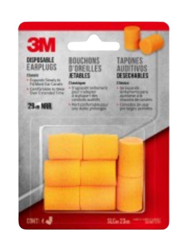 3M Disposable Classic Earplug (90580-00000T)