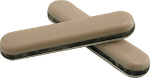 Shepherd Hardware 9241 1-Inch x 4-Inch Adhesvie Slide Glide Furniture Slider Strips, 4-Pack,Black