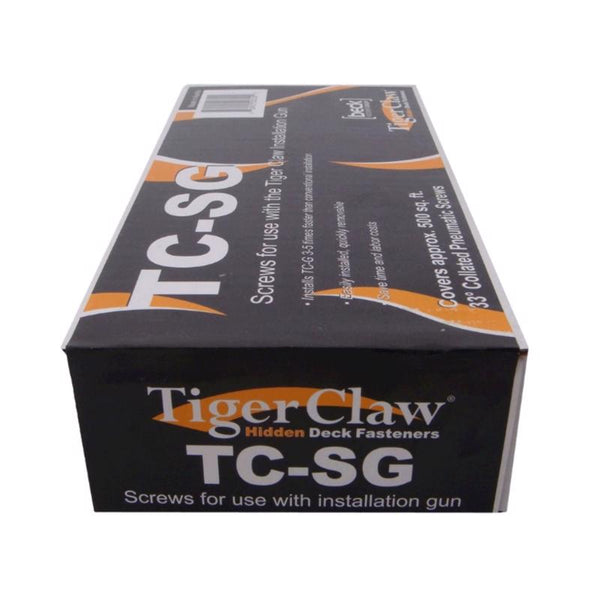 Tiger Claw Coated Steel Pneumatic Scrails Fasteners - 930 pcs. for Approx. 500 Square feet - TC-SG F-5906-GNSC