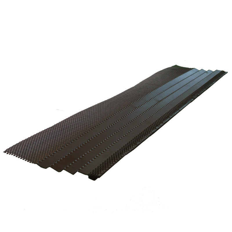 Amerimax 7 in. W X 36 in. L Brown Steel Gutter Guard - Total Qty: 10; Each Pack Qty: 1
