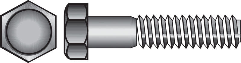The Hillman Group 831720 Hillman Stainless Steel Cap Screws 1/2'' X 1-1/2'' Coarse Hex Head, 1.5 inches, No Color