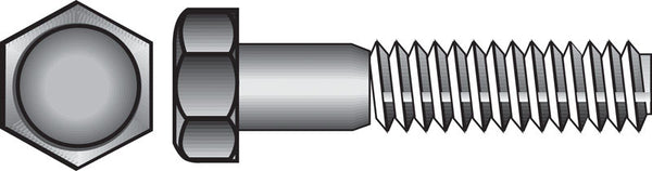 The Hillman Group 831724 1/2-13 x 2-Inch Stainless Steel Hex Cap Screw, 50-Pack, 2 inches, No Color 0831724