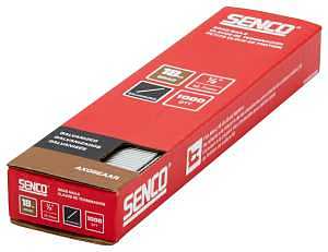 SENCO AX08EAAR 1/2" 18 Gauge Brad Nails, Galvanized Finish 1,000 Count Pack