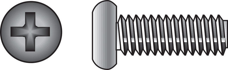 Hillman No. 8-32 in. x 1 in. L Phillips Flat Head Stainless Steel Machine Screws 100 pk